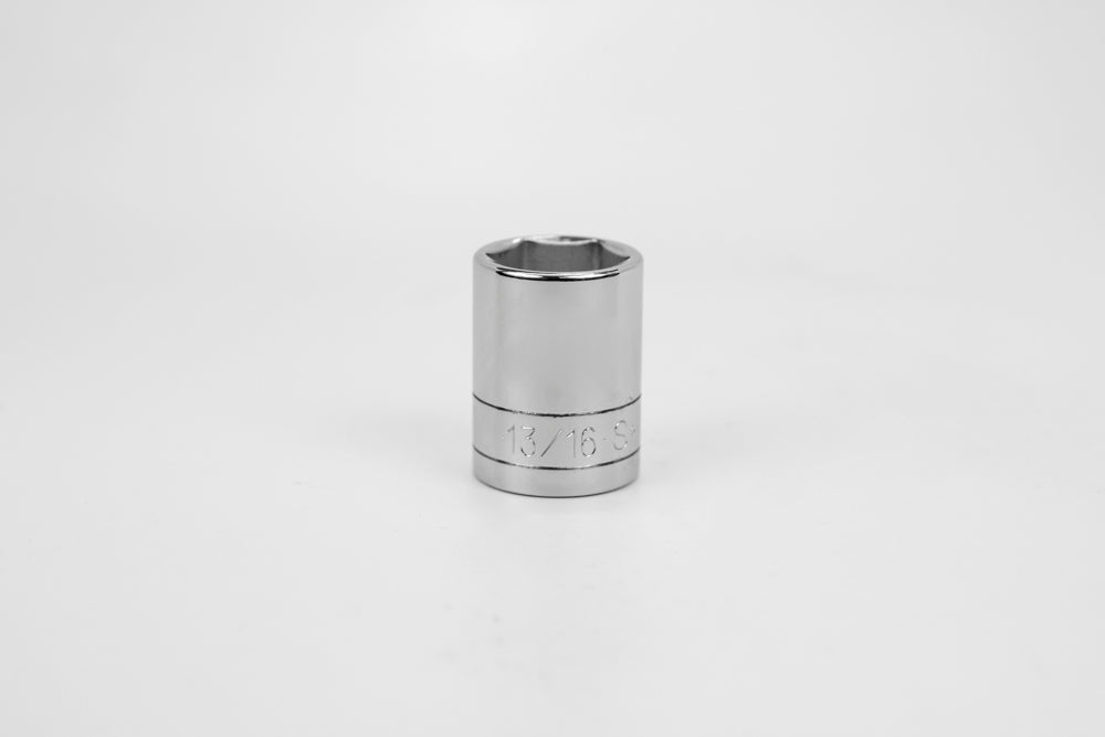SK Tools USA - 1/2" Drive 6 Point Fractional Standard Chrome Socket (5/8" - 1-3/16")