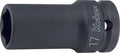1/2 Sq. Dr. Socket  17mm 6 point Length 60mm Thin walled