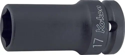1/2 Sq. Dr. Socket  17mm 6 point Length 60mm Thin walled