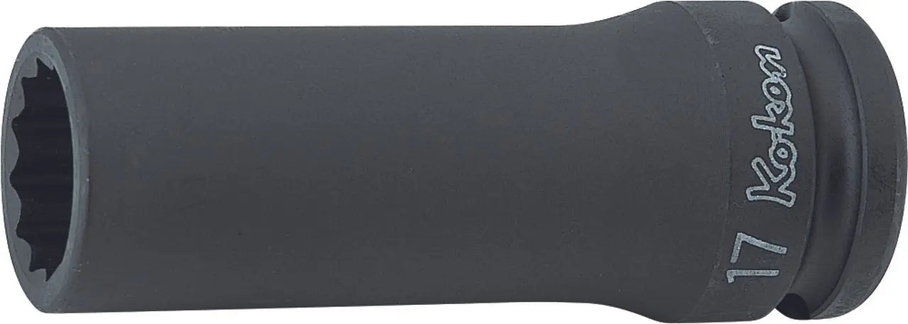1/2 Sq. Dr. Socket  15mm 12 point Length 80mm