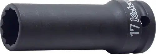 1/2 Sq. Dr. Socket  12mm 12 point Length 80mm Thin walled