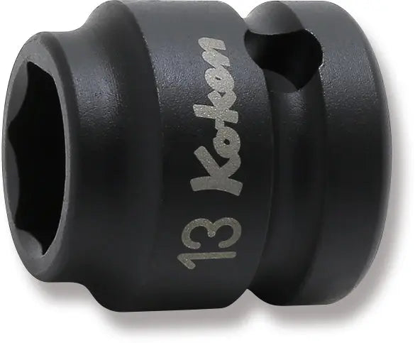 1/2 Sq. Dr. Socket  13mm 6 point Length 25mm Thin walled