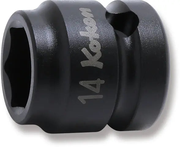 1/2 Sq. Dr. Socket  14mm 6 point Length 25mm Thin walled