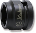 1/2 Sq. Dr. Socket  18mm 6 point Length 26mm Thin walled