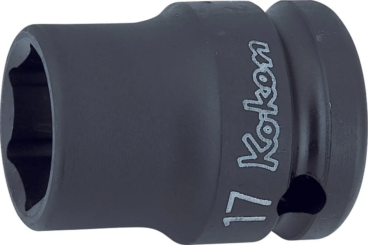1/2 Sq. Dr. Socket  19mm 6 point Length 38mm Thin walled