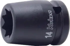 1/2 Sq. Dr. Socket  14mm Double Square Length 38mm