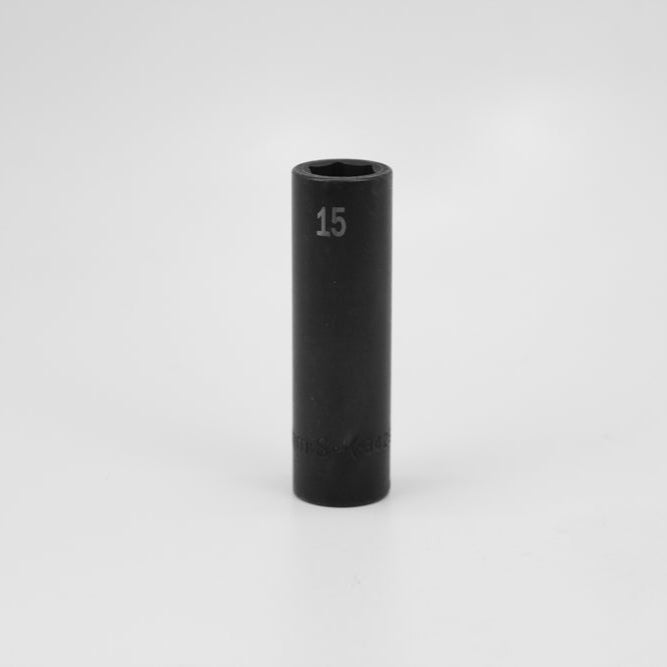 SK Tools USA - 1/2" Drive 6 Point Deep Metric Impact Socket (10mm - 36mm)