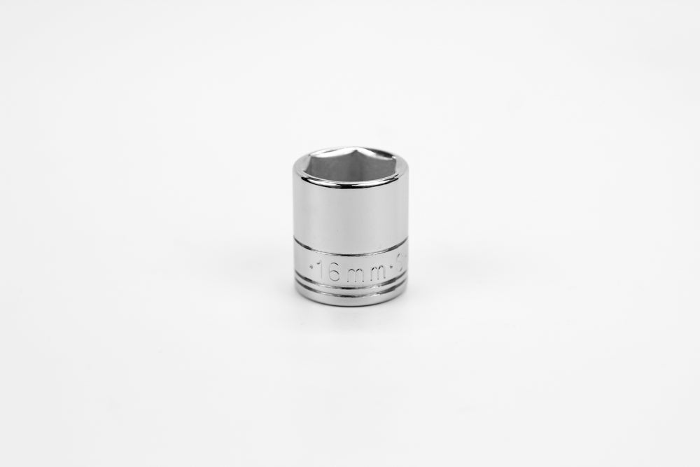 SK Tools USA - 1/4" Drive 6 Point Metric Standard Chrome Socket (4mm - 16mm)