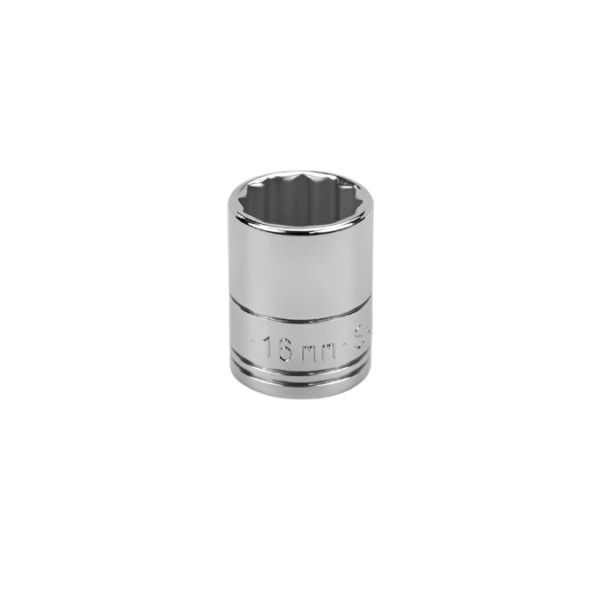 SK Tools USA - 3/8" Drive Chrome 12-Point Standard Socket (8mm–22mm)