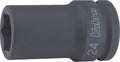 3/4 Sq. Dr. Socket  25mm 6 point Length 75mm Thin walled