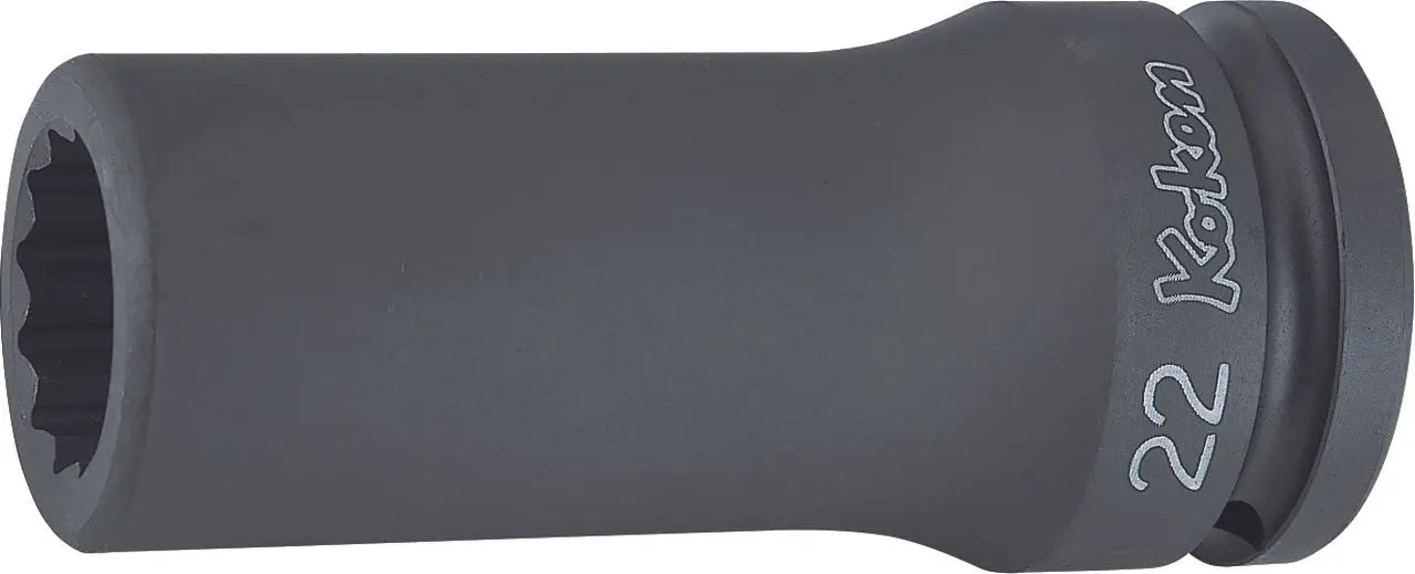 3/4 Sq. Dr. Socket  19mm 12 point Length 100mm