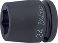 3/4 Sq. Dr. Socket  18mm 6 point Length 50mm