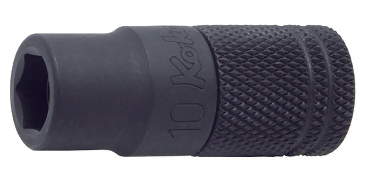 1/4 Hex Dr. Slide Socket  10mm 6 point Length 45mm Ring Magnet