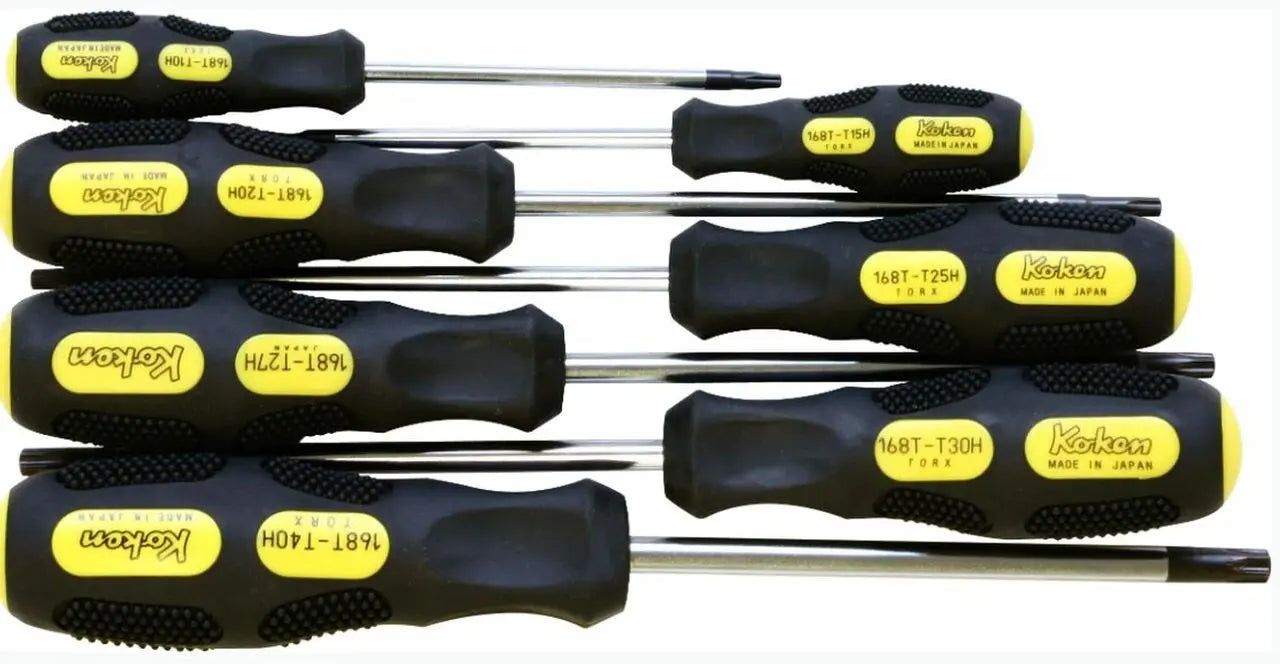 7 Piece Tamper-Resistant TORX® Screwdriver  T10H-T40H