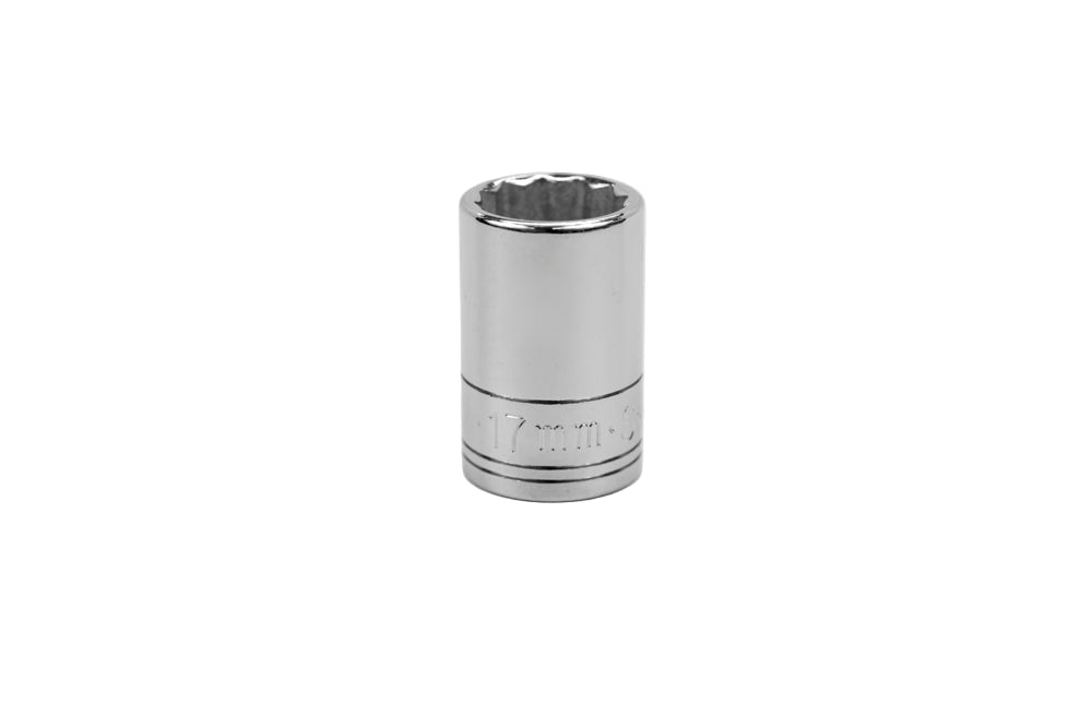 SK Tools USA - 1/2" Drive 12 Point Metric Standard Chrome Socket (10mm - 29mm)