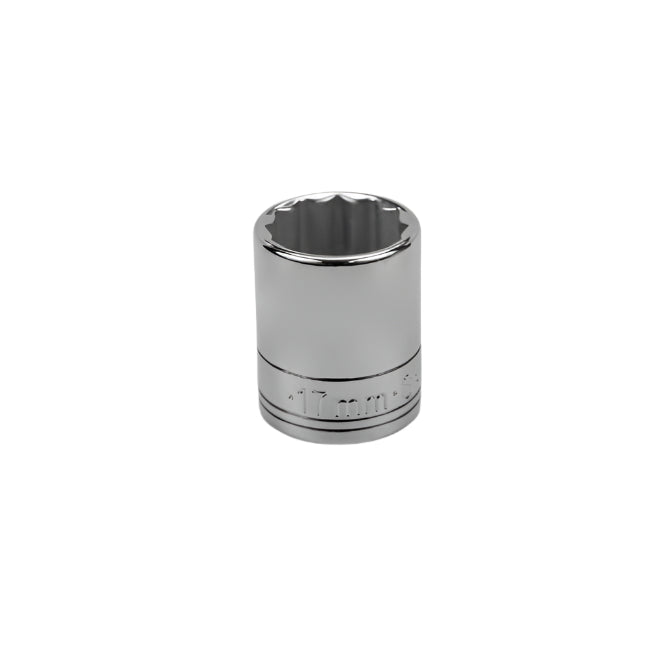 SK Tools USA - 3/8" Drive Chrome 12-Point Standard Socket (8mm–22mm)