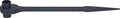 Spud Ratchet  17 x 19mm 12 point Length 380mm