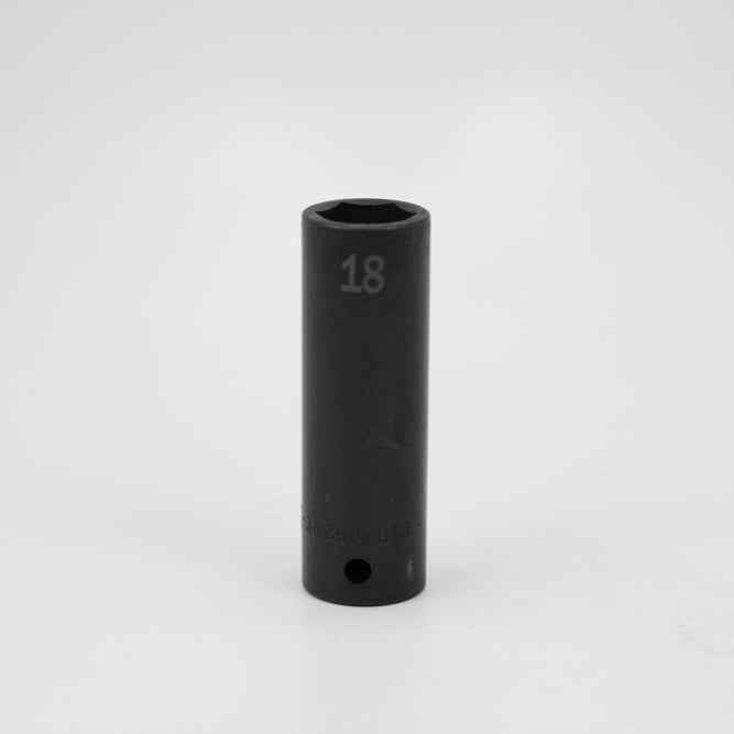 SK Tools USA - 1/2" Drive 6 Point Deep Metric Impact Socket (10mm - 36mm)