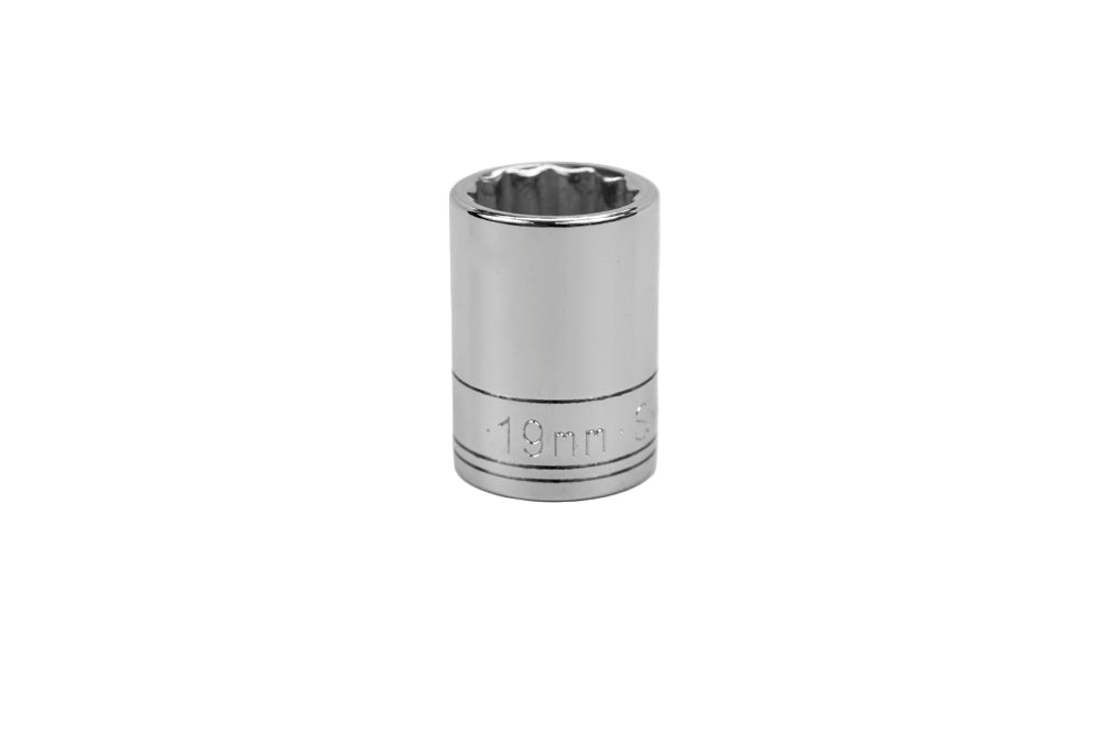 SK Tools USA - 1/2" Drive 12 Point Metric Standard Chrome Socket (10mm - 29mm)