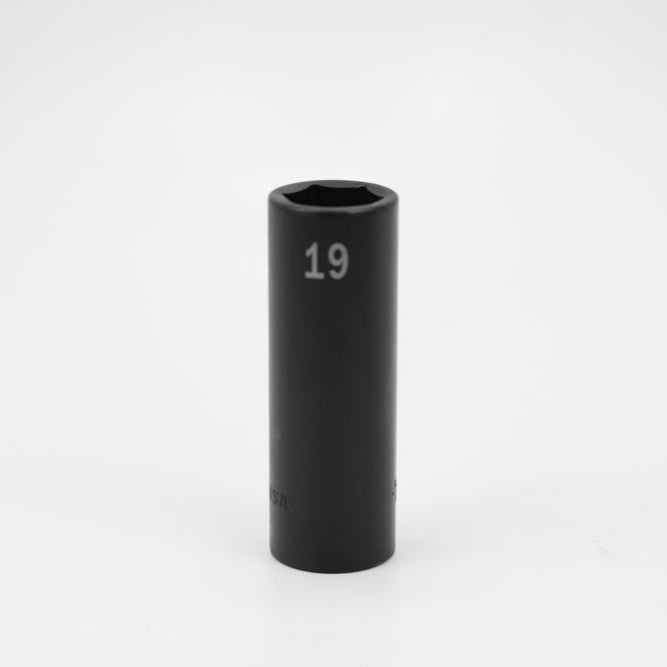 SK Tools USA - 1/2" Drive 6 Point Deep Metric Impact Socket (10mm - 36mm)