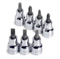 SK Tools USA - 7 Piece 3/8" Drive Screwdriver Bit Socket Set