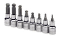 SK Tools USA - 8 Piece 3/8" Drive Metric Ball Hex Bit Socket Set