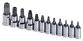 SK Tools USA - 12 Piece 1/4" and 3/8" Drive Tamper-Proof TORX Bit Socket Set