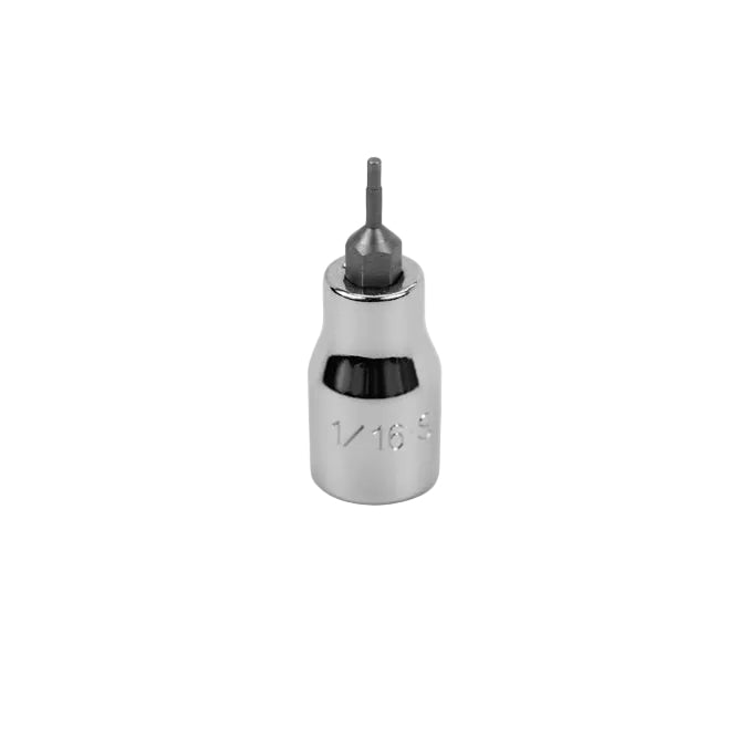 SK Tools USA - 3/8" Drive Hex Chrome Bit Socket (1/16" - 1/8")