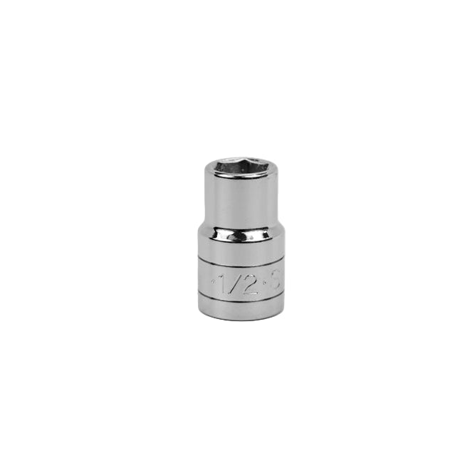 SK Tools USA - 1/2" Drive 6 Point Fractional Standard Chrome Socket (3/8" - 9/16")