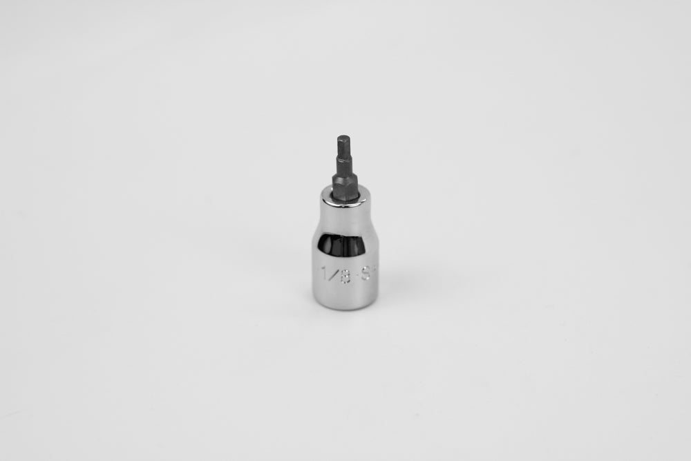 SK Tools USA - 3/8" Drive Hex Chrome Bit Socket (1/16" - 1/8")