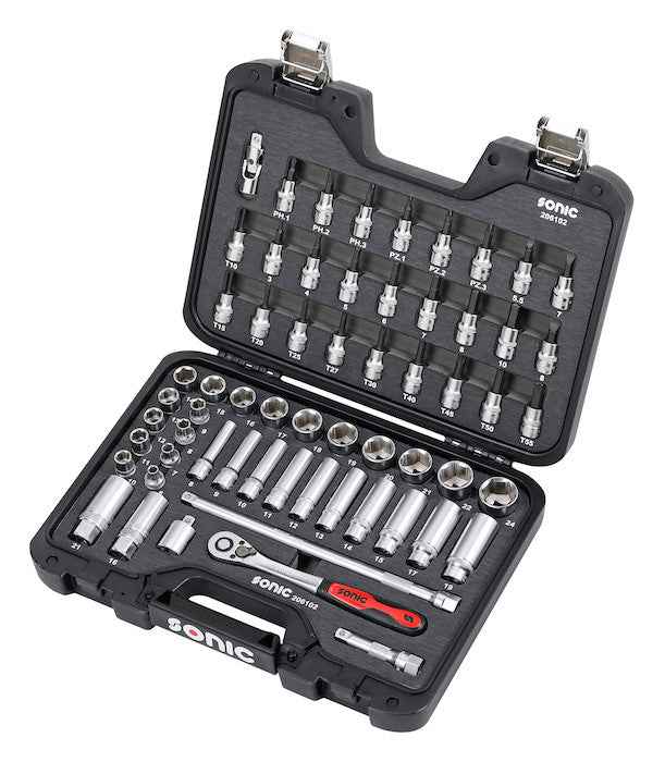 Sonic Tools - MCS Socket and Bit Socket Set 3/8", 61-PCS