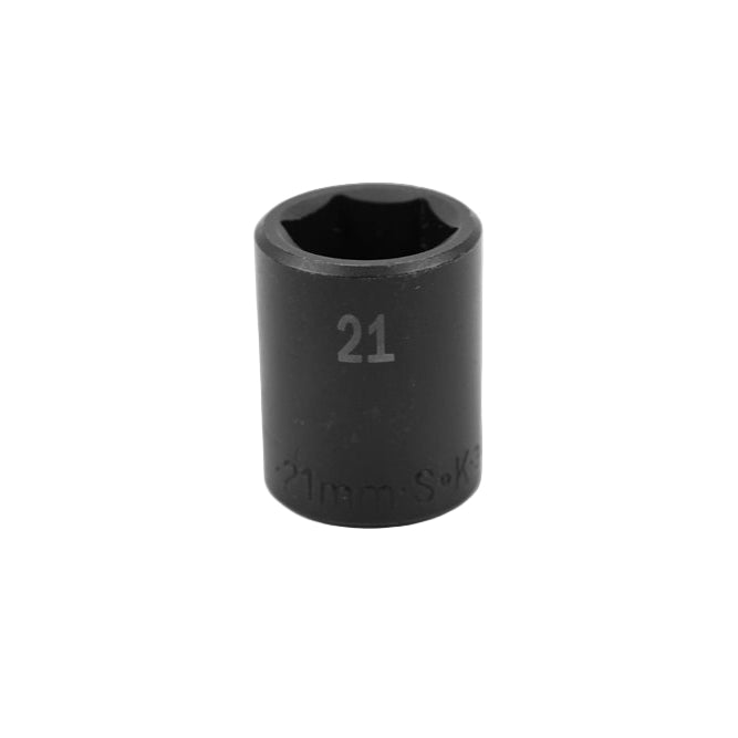 SK Tools USA - 1/2" Drive 6 Point Standard Metric Impact Socket (21mm - 46mm)