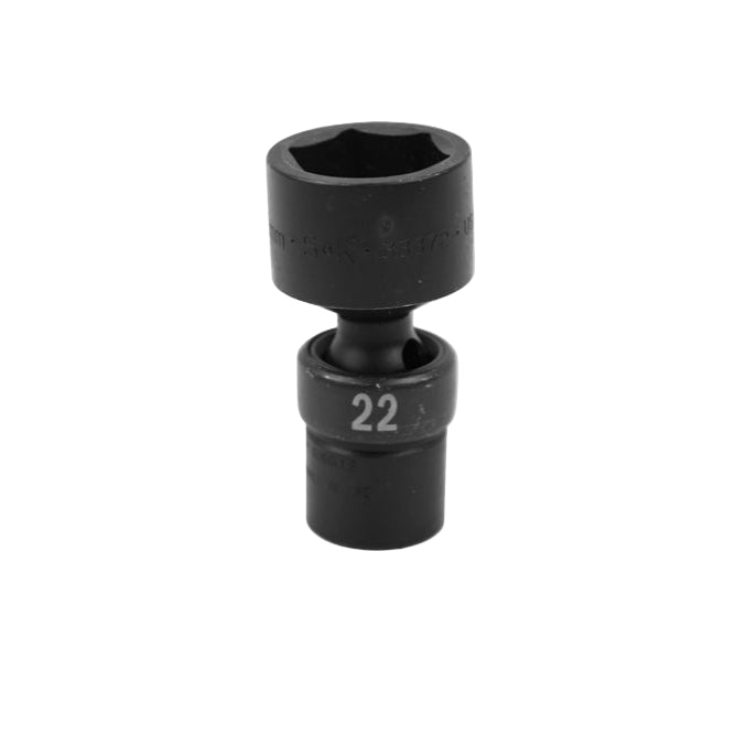 SK Tools USA - 3/8" Drive 6 Point Swivel Metric Impact Socket (8 mm–21 mm)