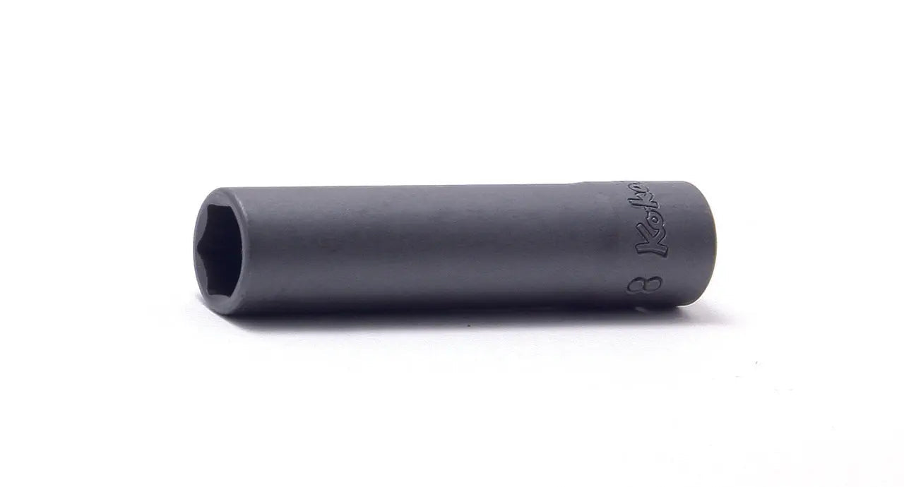 1/4 Sq. Dr. Socket  3/8 6 point Length 50mm