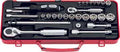 1/4 Sq. Dr. 28 Piece Metric 6-Point Socket Set  4-21mm