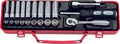 1/4 Sq. Dr. 21 Piece Metric 6-Point Socket Set  5.5-13mm
