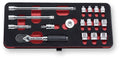 1/4 Sq. Dr. 17 Piece Z-Series 6-Point Metric Socket Set  4-14mm