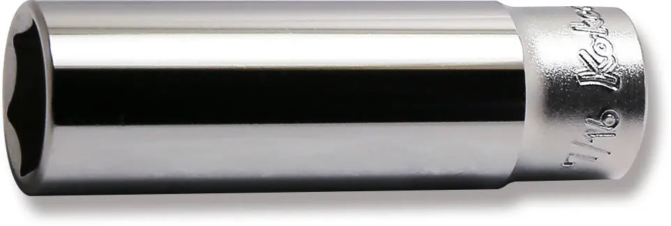 1/4 Sq. Dr. Socket  7/16 6 point Length 50mm