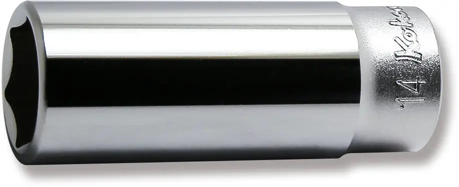 1/4 Sq. Dr. Socket  14mm 6 point Length 50mm