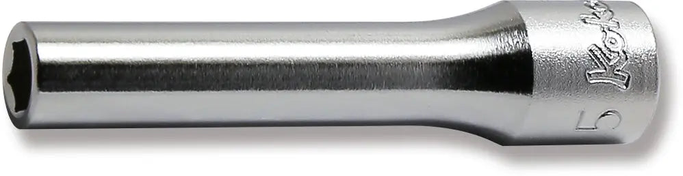 1/4 Sq. Dr. Socket  5mm 6 point Length 50mm