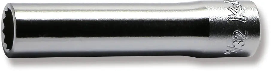 1/4 Sq. Dr. Socket  9/32 12 point Length 50mm