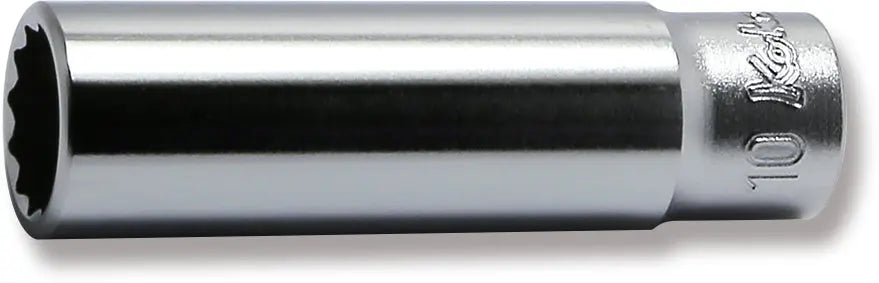 1/4 Sq. Dr. Socket  10mm 12 point Length 50mm