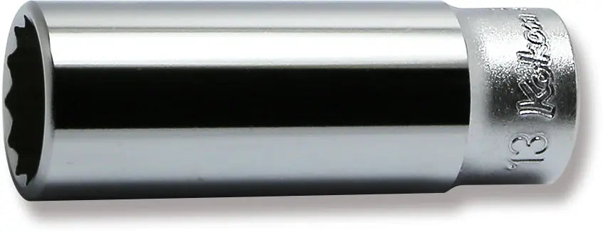 1/4 Sq. Dr. Socket  13mm 12 point Length 50mm