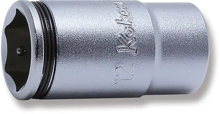1/4 Sq. Dr. Semi-Deep NUT GRIP® Socket 12mm