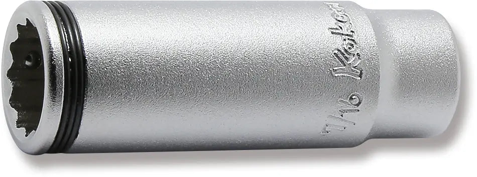 1/4" Sq. Drive 12-Point SAE Deep Nut Grip Socket in 7/16