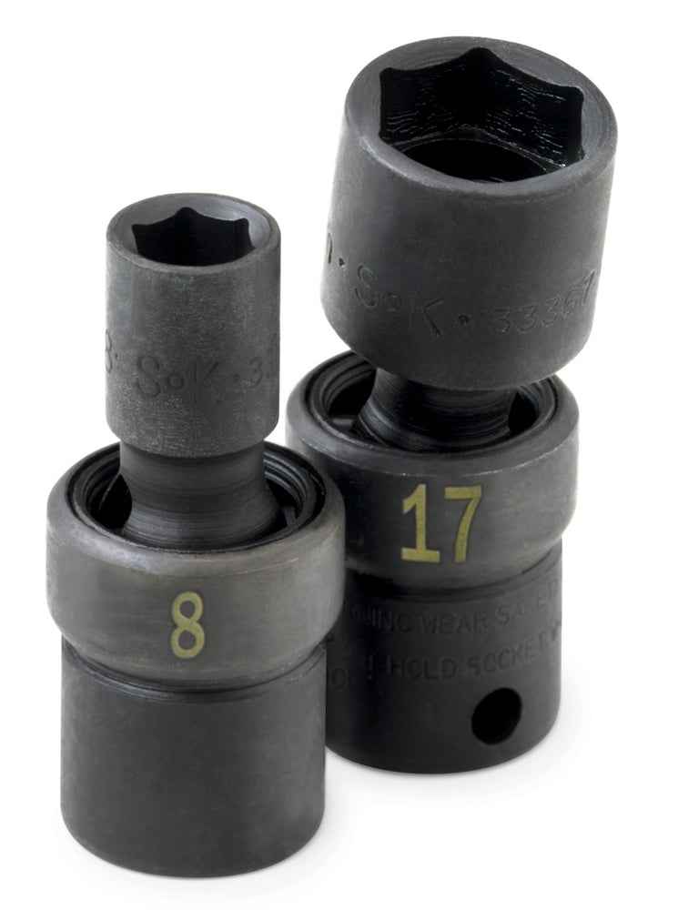 SK Tools USA - 1/2" Drive 6 Point Swivel Metric Impact Socket (10mm - 24mm)