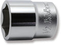 1/4 Sq. Dr. Socket  1/2 6 point Length 22mm