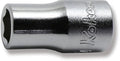1/4 Sq. Dr. Socket  1/4 6 point Length 22mm