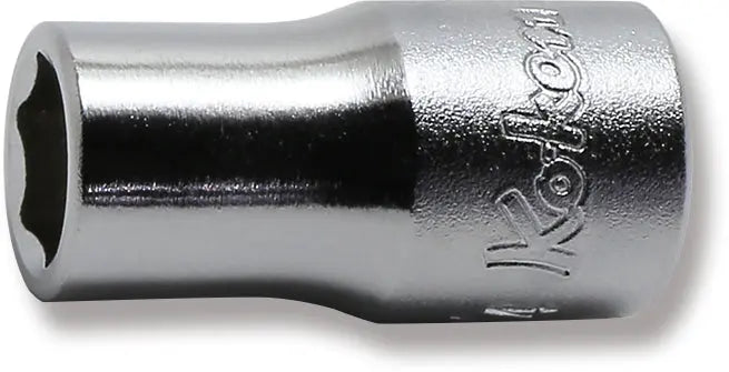 1/4 Sq. Dr. Socket  1/4 6 point Length 22mm