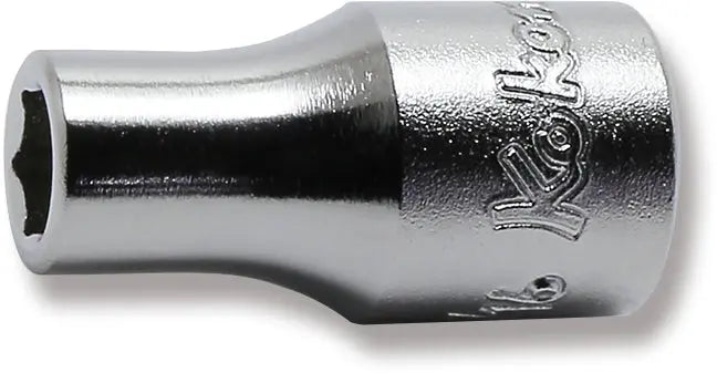 1/4 Sq. Dr. Socket  3/16 6 point Length 22mm